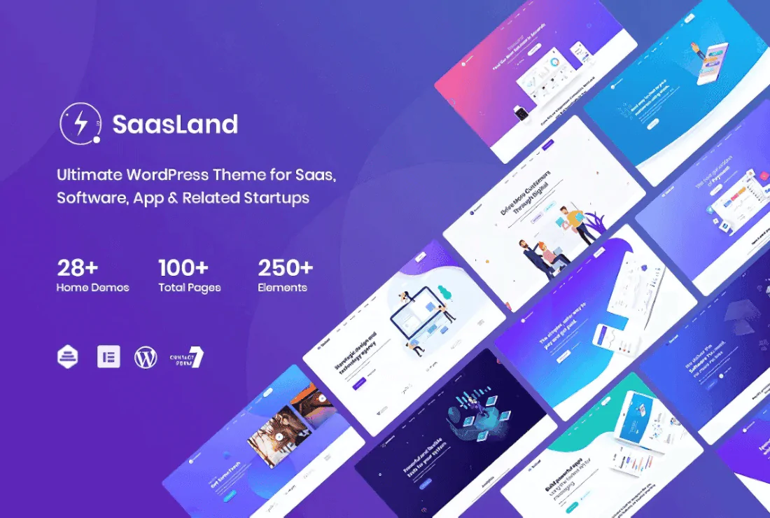 Saasland – MultiPurpose WordPress Theme for Startup